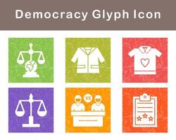 democratie vector icoon reeks