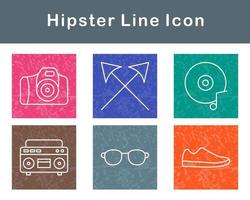 hipster vector icoon reeks