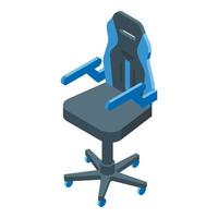 gaming stoel icoon isometrische vector. spel meubilair vector