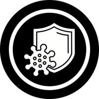 virus bescherming vector icoon