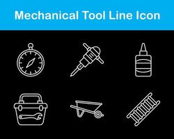 mechanisch gereedschap vector icoon reeks