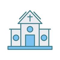 kerk vector pictogram