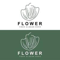 gemakkelijk botanisch blad en bloem logo, vector natuurlijk lijn stijl, decoratie ontwerp, banier, folder, bruiloft uitnodiging, en Product branding