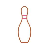 uniek bowling pin vector icoon