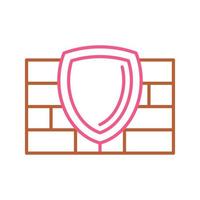 firewall vector pictogram