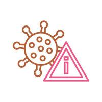 coronavirus vector pictogram