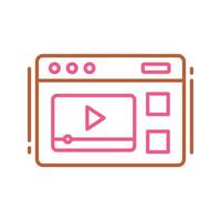 video vector icoon