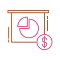 cirkeldiagram vector pictogram