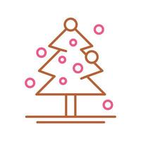 kerstboom vector pictogram