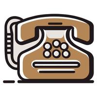 telefoon gemakkelijk icoon. vector illustratie.