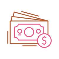 geld vector pictogram