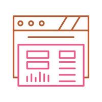 dashboard vector pictogram