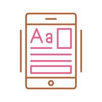 onderwijs app vector icoon