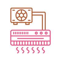 airconditioner vector pictogram