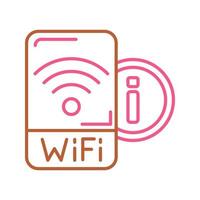 Wifi signaal vector icoon