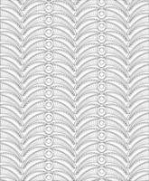 zwart en wit naadloos patroon voor kleur boek in tekening stijl. vector