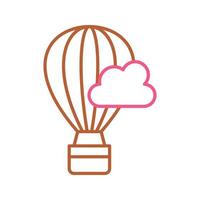 heet lucht ballon vector icoon