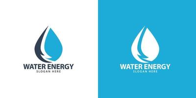 water energie logo gemakkelijk ontwerp vector eps