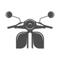 scooter icoon logo ontwerp vector