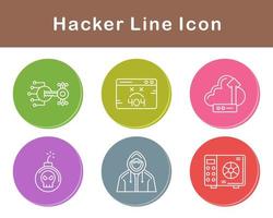 hacker vector icoon reeks