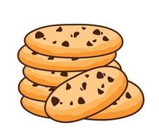 koekjes voedsel bakkerij icoon vector illustratie