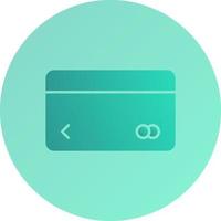 uniek credit kaart vector icoon