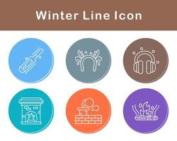 winter vector icoon reeks