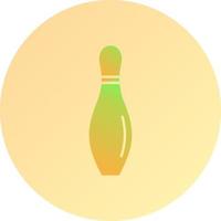 bowling pin vector icon