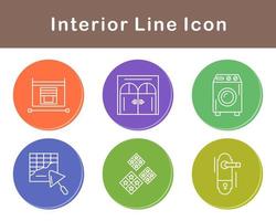 interieur vector icoon reeks