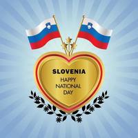 Slovenië nationaal dag , nationaal dag cakes vector