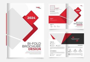 creatief professioneel abstract bedrijf brochure ontwerp sjabloon vector