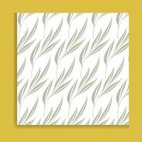 naadloos patroon met groen bladeren, en tropisch bladeren Aan een wit achtergrond. vector illustratie.