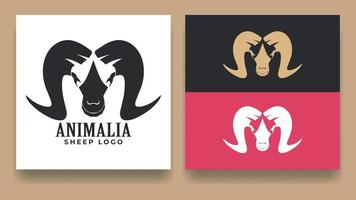 schapen hoofd tekening vector illustratie. geschikt voor club logo's, tatoeages. logo concept vector illustratie.