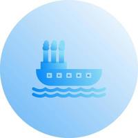 stoomboot vector icoon