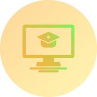 online Cursus vector icoon