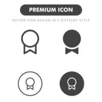 Award pictogram geïsoleerd op een witte achtergrond. voor uw websiteontwerp, logo, app, ui. vectorafbeeldingen illustratie en bewerkbare beroerte. eps 10. vector