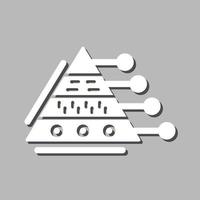 piramide diagram vector icoon