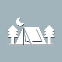 tent vector pictogram