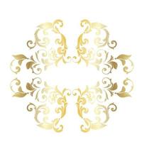 vector damast vintage barokke scroll ornament swirl. Victoriaanse monogram heraldische schild werveling. retro bloemen blad patroon grens gebladerte antiek acanthus kalligrafie gegraveerd tattoo.tile decor element