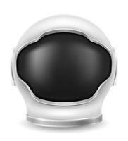 ruimte astronaut helm voor ruimteschip vlucht vector illustratie geïsoleerd Aan wit achtergrond