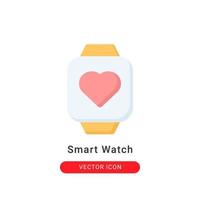 smartwatch pictogram vectorillustratie. smartwatch pictogram plat ontwerp. vector