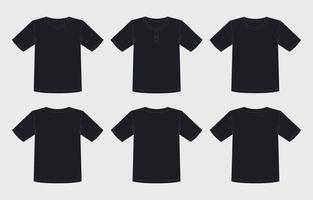 zwart schets t-shirt vector