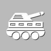 infanterie tank vector icoon