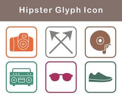 hipster vector icoon reeks