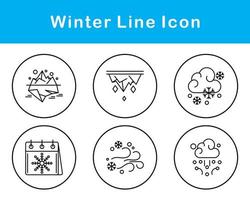 winter vector icoon reeks