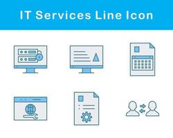 het Diensten vector icoon reeks