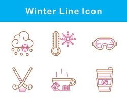 winter vector icoon reeks