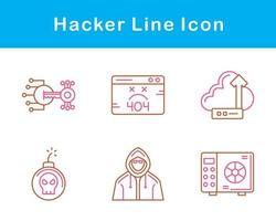 hacker vector icoon reeks