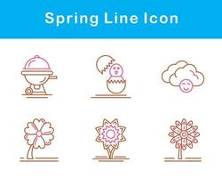 voorjaar vector icoon reeks
