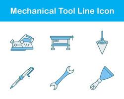 mechanisch gereedschap vector icoon reeks